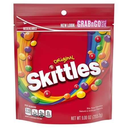 SKITTLES Skittles Original 9 oz., PK8 384765